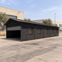 Bâtiment à structure en acier avec volet roulant électrique pour garage de stationnement domestique préfabriqué