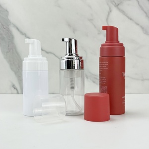 Cleanser Foam <b>Pump</b> <b>Bottle</b> Custom Silk Screen 100ml 120ml 150ml Cosmetic Plastic Foam Soap Dispenser <b>Pump</b> <b>Bottle</b> - Product Image 4