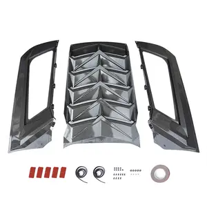 Windshield Sun Shade Cover Rear Window Louvers For 2015-2021 Mustang