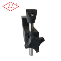 Support de rail de guidage réglable en nylon pour convoyeur, structure simple, support d'étagère pour composants industriels, modèle 801