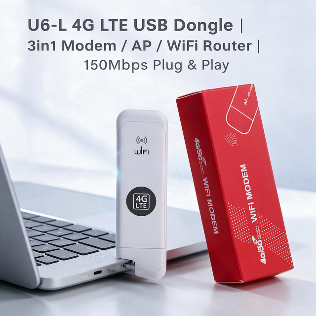 Internal Laptop 4G LTE USB Modem Wireless Dual-Band Dongle WiFi Router E3372h High Speed 150Mbps Hongheng Technology Data Stock