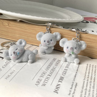 Animaux Mignons Flocage Koala Porte-clés En Peluche Koala En Peluche Jouet Résine Poupée Porte-clés Charme De Sac Porte-clés Pendentif Koala Ours Porte-clés