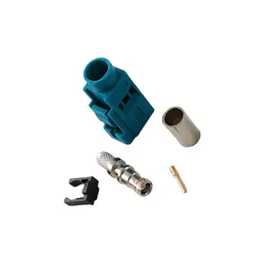 Antena FAKRA Fêmea (Jack) SMB Crimp rf Conector coaxial Para Cabo RG58