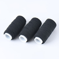 Vente en gros de fil élastique en latex à petit cône noir 42 #20g/tube haute ténacité pour bracelets