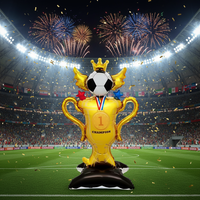 Ballons de football 4D CYmylar 22, 32 et 50 pouces, ballons en forme de chaussures de foot pour la décoration de fêtes sportives et d'anniversaire