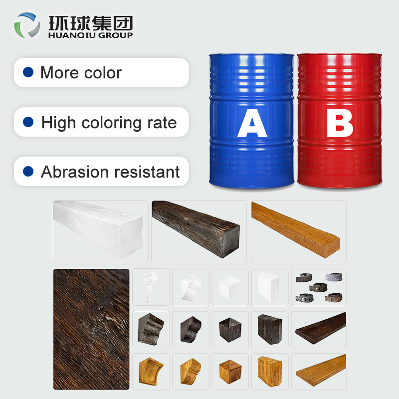 Polyurethane Foam PU Foam Molding Service Custom Faux Wood Beams Waterproof Decorative Ceiling Beams for Indoor & Outdoor