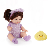 Puppenspielzeug 14 Zoll Vollvinyl Baby Junge Puppe Realistische Kleinkindpuppe mit Kleidung Geschenkbox Spielzeug für Kinder Großhandel