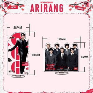 YAKELIKE สำหรับป้ายตั้งโชว์ Kpop Comeback Album ARIRANG Jungkook ของตกแต่งรอบข้าง แท่นตั้ง <span class=keywords><strong>World</strong></span> Tour Netflix แท่นตั้งแบบกำหนดเอง - Product Image 4