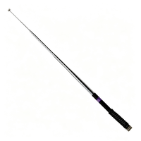 Antenne VHF télescopique durable SMAMale 136-174 MHz, 10 sections, 131 cm, longue portée, gain élevé, pliable, anti-collision pour talkie-walkie