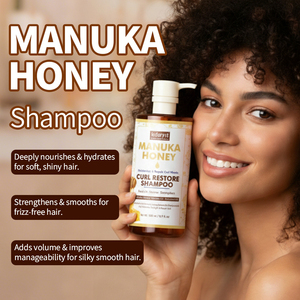 Trattamento <span class=keywords><strong>per</strong></span> <span class=keywords><strong>Capelli</strong></span> al Cheratino Organica e Olio di Argan del Produttore, Crema Idratante Lisciante, Riparazione <span class=keywords><strong>per</strong></span> <span class=keywords><strong>Capelli</strong></span> Danneggiati e Ricci, <span class=keywords><strong>Shampoo</strong></span> al Miele di Manuka - Product Image 5