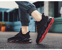 Chaussures de sport pour hommes, Sneakers en tissu respirant, avec coussin d'air, Design souple et confortable, décontracté, de marche, nouvelle mode 2020