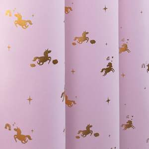 Tenda Magica <span class=keywords><strong>Unicorno</strong></span> Oro e Argento 52x84 per Bagno e Cameretta Bambini, Isolante Termico e Oscurante, Offerta Speciale - Product Image 6