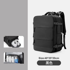 Sac à dos de voyage pour bébé pliable avec port de charge USB personnalisé en gros 2025, sac à langer pour maman, sac à dos pour femmes - Product Image 2