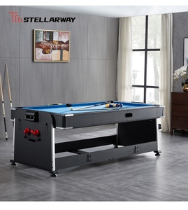 <span class=keywords><strong>Mesa</strong></span> de Juego Multifuncional STELLARWAY 7 pies 4 en 1 con Tapa Abatible para Billar, <span class=keywords><strong>Ping</strong></span> <span class=keywords><strong>Pong</strong></span> y Comedor, Ahorra Espacio, para Interiores - Product Image 4
