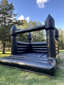 Casa di rimbalzo nera gonfiabile per il noleggio di affari commerciali buttafuori di nozze <span class=keywords><strong>nero</strong></span> casa di rimbalzo - Product Image 3