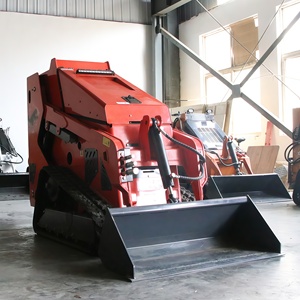 25Hp дизельный компактный фронтальный погрузчик мини-погрузчик с бортовым поворотом и широким диапазоном насадок - Product Image 3