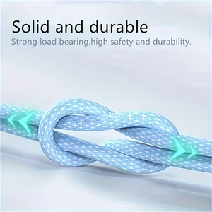 Câble de charge rapide USB-C vers USB-C tressé en nylon 1M 60W PD pour téléphones 17 16 15 /Pro Max, compatible Samsung Type C - Product Image 3