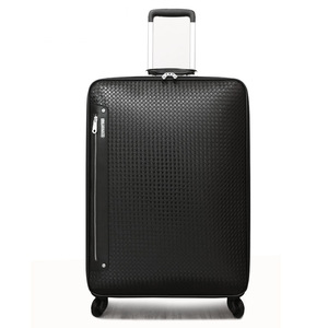 20 & 24 Inch Business Spinner Suitcase <b>Trolley</b> Bag with TSA Lock Anti-Theft 4 Wheel Large Capacity PU <b>Luggage</b> - Product Image 6
