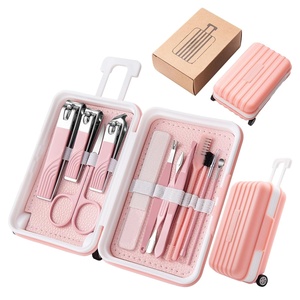 Juego de Cortaúñas de Alta Calidad de 12 Piezas, Estuche de Viaje de Lujo, Kit de Cuidado de Uñas, Regalo para Hombres, Esposo, Novio, Padre - Product Image 1