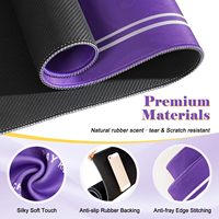 Tapis de Mahjong Carré Personnalisable, Silencieux, Antidérapant, Réduction du Bruit, Imperméable, pour Cartes à Jouer de Mahjong