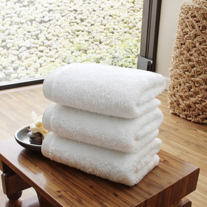 Nhà Máy Bán Buôn 16-Xoắn Ốc Trắng Bông Khăn Dệt Kỹ Thuật Màu Rắn Cho Khách Sạn Vẻ Đẹp Mồ Hôi Bay Hơi Biểu Tượng Tùy Chỉnh - Product Image 6