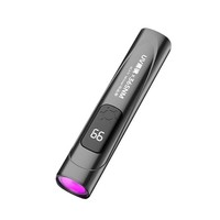 Lampe UV LED rechargeable en plastique ultra-mince 3,7 V (395 nm, 365 nm) pour détection de faux billets, test d'agents fluorescents et usage en camping – Vente en gros