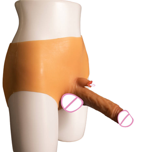 Новый сексуальный Лесбийский фаллоимитатор реалистичные силиконовые кожаные брюки фаллоимитатор вибратор мягкая секс-игрушка для взрослых предназначен для женщин - Product Image 3