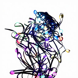 <span class=keywords><strong>ไฟ</strong></span>ประดับคริสต์มาสคุณภาพสูง E27 <span class=keywords><strong>สาย</strong></span><span class=keywords><strong>ยาง</strong></span> PVC <span class=keywords><strong>แบน</strong></span> <span class=keywords><strong>ไฟ</strong></span><span class=keywords><strong>สาย</strong></span>โซ่สำหรับภายนอกอาคาร IP65 พร้อมรีโมทคอนโทรล RGB - Product Image 2