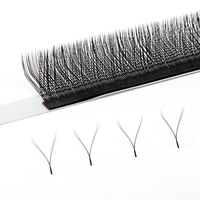 Extension de cils YY/V/W Taille 6mm J B C CC D DD Curl YY Vendeur d'extension de cils