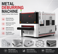 Machine de débavurage de profilés en acier au carbone et aluminium de 1300 mm avec moteur, polissage de haute précision, contrôle PLC, puissance 40 kW