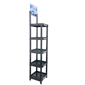 Bán buôn tùy chỉnh 4 Tier bán hàng Kệ nhựa siêu thị đồ uống Rack hiển thị - Product Image 3