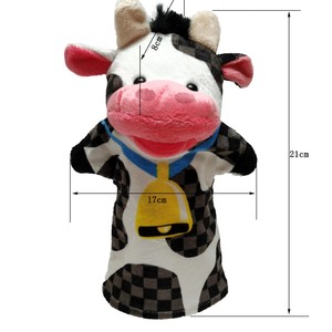 Dễ thương Con Rối tay trang trại biểu diễn động vật hỗ trợ giảng dạy găng tay búp bê CHA mẹ-con đồng hành giáo dục búp bê - Product Image 1