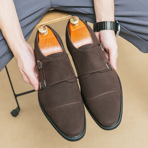 <span class=keywords><strong>Mocasines</strong></span> de Ante para <span class=keywords><strong>Hombre</strong></span>, Estilo Italiano, Cómodos, Tallas 38-46, Zapatos Oxford de Vestir para Oficina, Negocios, Sin Cordones - Product Image 4