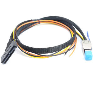 迷你SAS高清SFF-8644至SAS SFF-8639服务器电缆，带电源开放线束，适用于电子应用 - Product Image 2