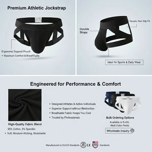 Hygieia Ingrosso Slip Jockstrap Sexy in Cotone Personalizzabile Senza Marchio per <span class=keywords><strong>Uomo</strong></span> - Product Image 3