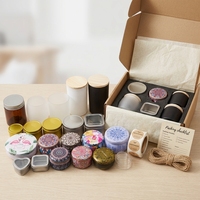 Kit de Fabrication de Bougies en Cire de Soja Parfumées pour Aromathérapie DIY de Luxe Personnalisé en Gros