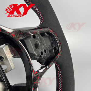 Accessoires intérieurs pour Mitsubishi Lancer EVO X Evolution SE Outlander EX Racing, volant personnalisé en fibre de carbone - Product Image 3