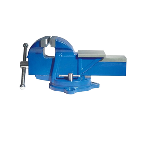 Étau d'établi robuste 6/8 pouces, <span class=keywords><strong>fixation</strong></span> stable, en acier forgé pour établi industriel - Product Image 1