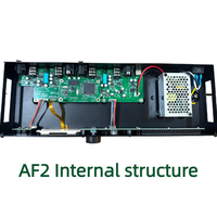 Processeur de suppression de rétroaction en métal actif Paulkitson AFS2 Pro pour une utilisation sur scène avec appariement stéréo et connectivité XLR