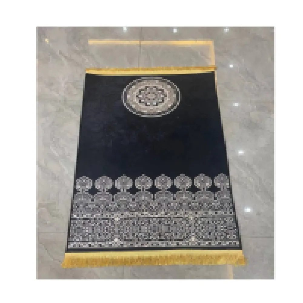 Velvet Prayer Mat 3d Printed Muslim Islamic Prayer Rug Polyester Praying Mats
