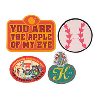 Badges brodés tissés à Logo de marque colorés personnalisés, patchs tissés à repasser pour veste