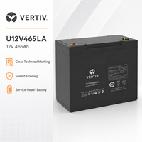 Batterie Reston Vertiv Emerson haute performance pour onduleur U12V465LA, batterie pour salle informatique 12V135AH, batterie au plomb sans entretien