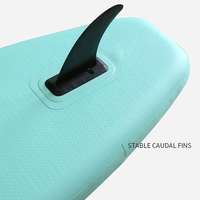 Planche de paddle gonflable rigide en plastique durable, vente en gros, système à 3 ailerons, polyvalente pour lacs et rivières, OEM SUP
