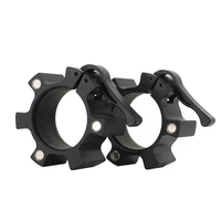 Colliers de verrouillage pour haltères de musculation en alliage d'aluminium de 50 mm avec fonction d'aspiration magnétique, protège-paume, couleur personnalisée