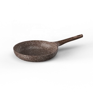 Batterie de cuisine en aluminium au design moderne Casserole à frire antiadhésive en forme d'écailles de <span class=keywords><strong>poisson</strong></span> avec revêtement en marbre pour usage domestique - Product Image 3