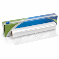 Film alimentaire en PVC transparent en gros, rouleau d'emballage plastique de qualité alimentaire