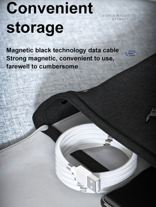 2020ใหม่ Winding Magic เชือก <span class=keywords><strong>Super</strong></span> Calla Magnetic Fast Charge Micro USB V8สายชาร์จ - Product Image 6
