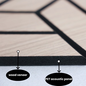 Panneaux acoustiques en polyester pour murs de bureau, <span class=keywords><strong>solution</strong></span> insonorisante pour murs intérieurs, design moderne pour hôtel, maison, absorption <span class=keywords><strong>acoustique</strong></span> - Product Image 3