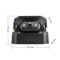 Sistema de Cámara Inalámbrica WIFI para Camiones, Cámara de Tablero Magnética a Prueba de Agua, Monitor IPS de 5 Pulgadas, Asistencia de Reversa para Remolques de Automóviles