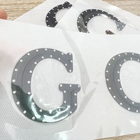 Accessoires de vêtements personnalisables haut de gamme : Logo thermocollant DIY, Patch en silicone 3D, Étiquette thermocollante brillante, Strass, Rivets, Logo personnalisé